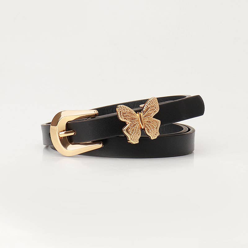 Butterfly-decorated versatile dress belt