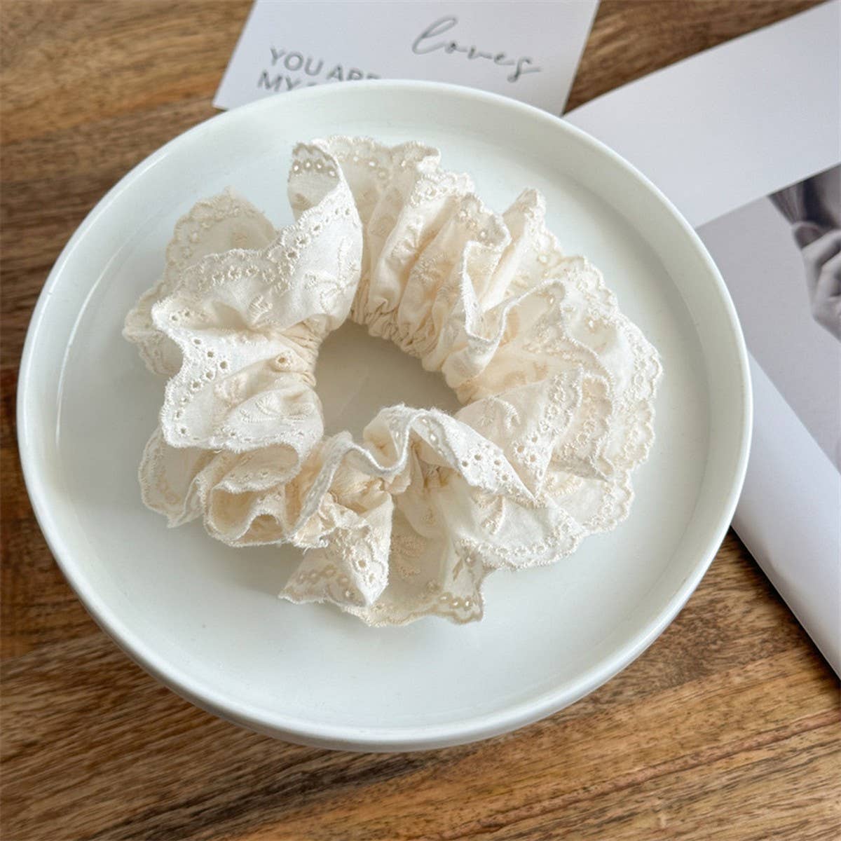 HIGH ELASTIC HOLLOW LACE HAIR BAND_CWAHA1367