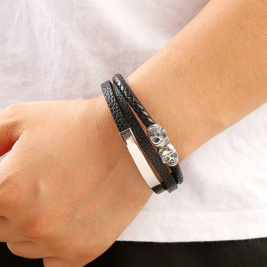 SKULL STAINLESS STEEL BRACELET_CWAJE1471