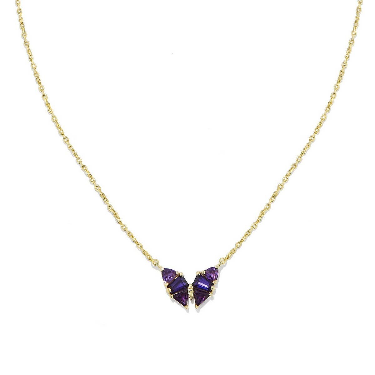 BUTTERFLY TEMPERAMENT VERSATILE ZIRCON NECKLACE_CWMM3752