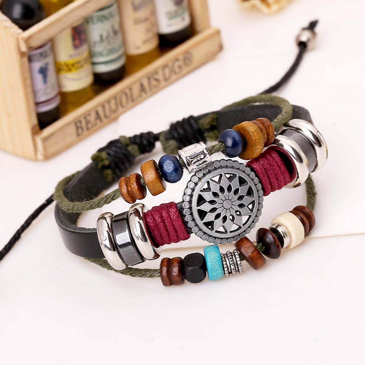 FASHION RETRO PERSONALITY LEATHER BRACELET_CWMM4461