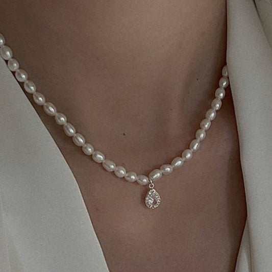 French fashionable necklaces collarbone chains