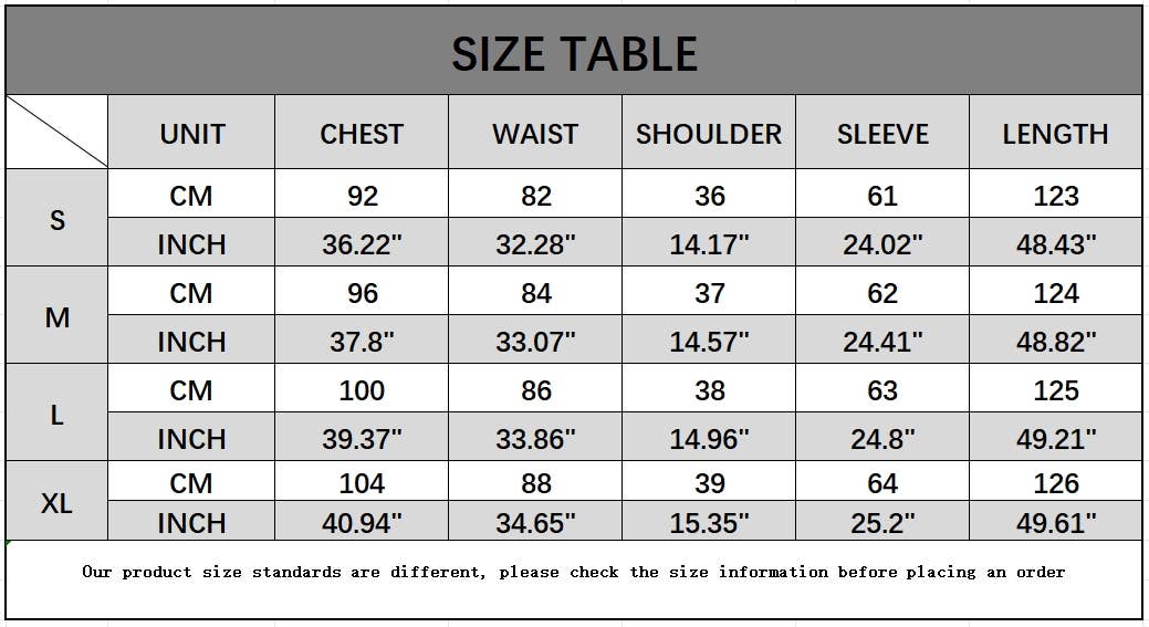 Printed belt A-line skirt long-sleeved dress