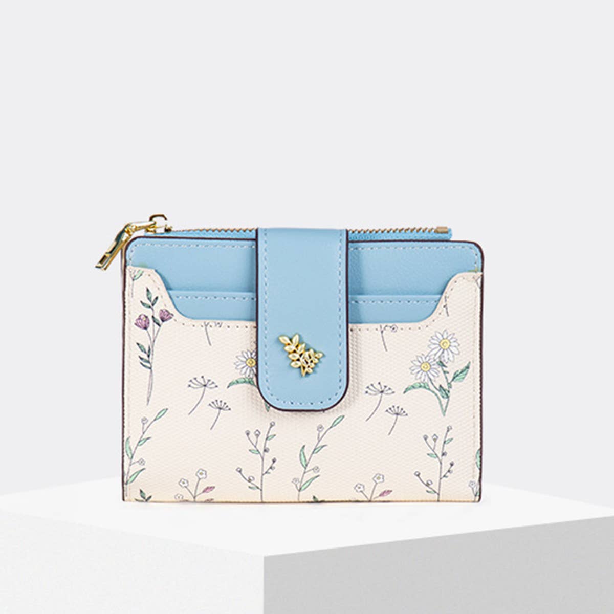 CONTRAST COLOR EXQUISITE SHORT WALLET_CWAB2558