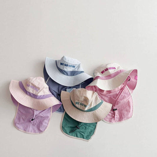 FASHIONABLE SPLICING BREATHABLE BUCKET HAT_CWAH2869