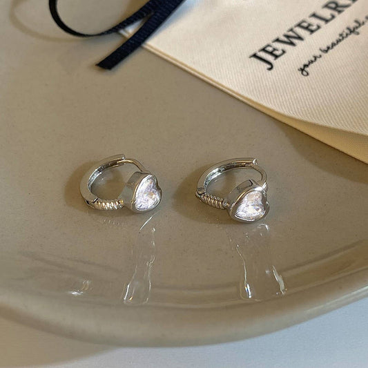 VALENTINE'S DAY NEW DESIGN ZIRCON HEART EARRINGS