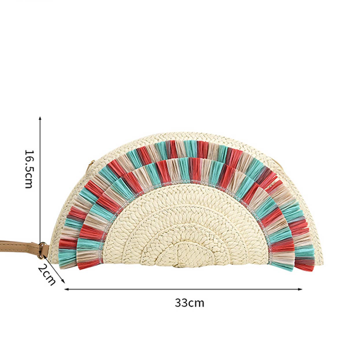 RETRO CASUAL STRAW TASSEL HANDBAG_CWAB2007