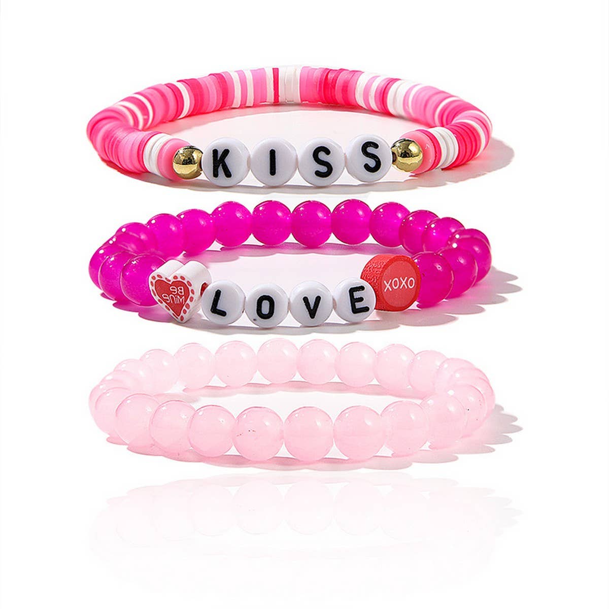 LOVE LOVE LOVE FRIENDSHIP GIFT HANDMADE BRACELET