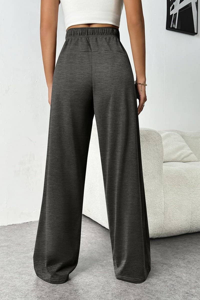 CWBLP01040_HIGH WAIST WIDE LEG DRAWSTRING SWEATPANTS