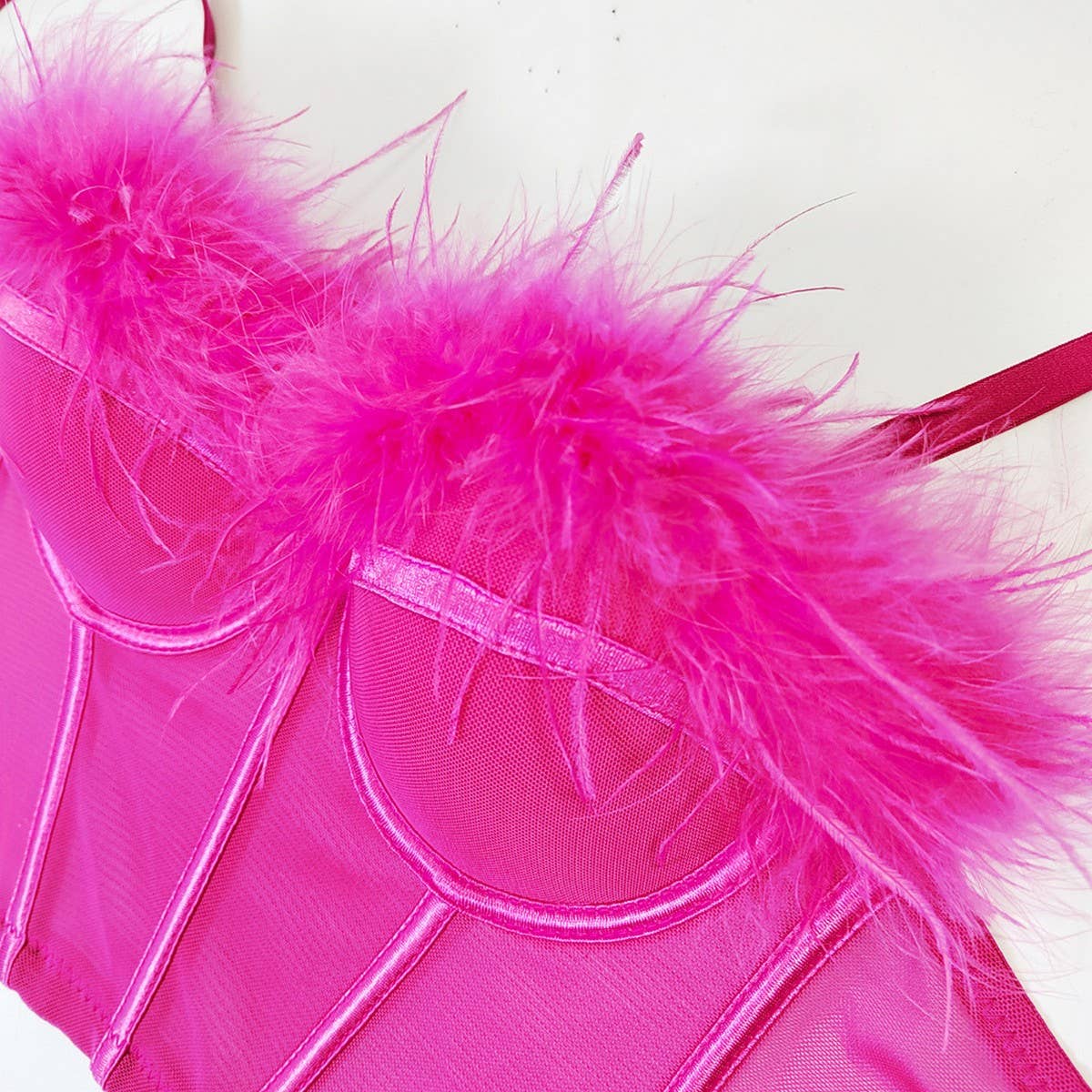 SWEET FEATHERED COMFORT HERRINGBONE CORSET