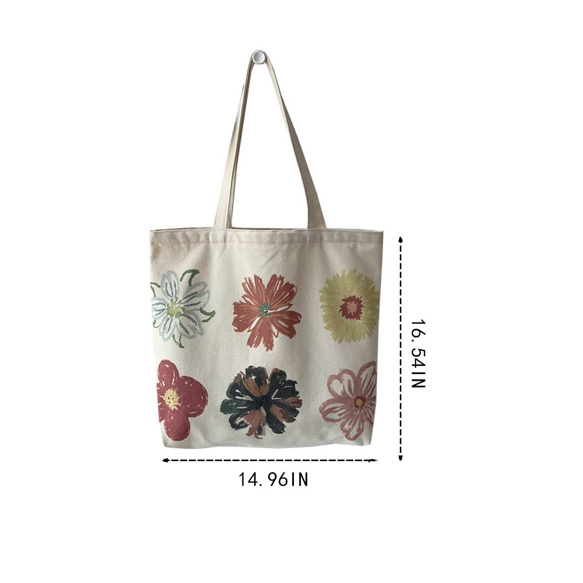 SPRING AND SUMMER CASUAL LITERARY CANVAS BAG_CWAB2143