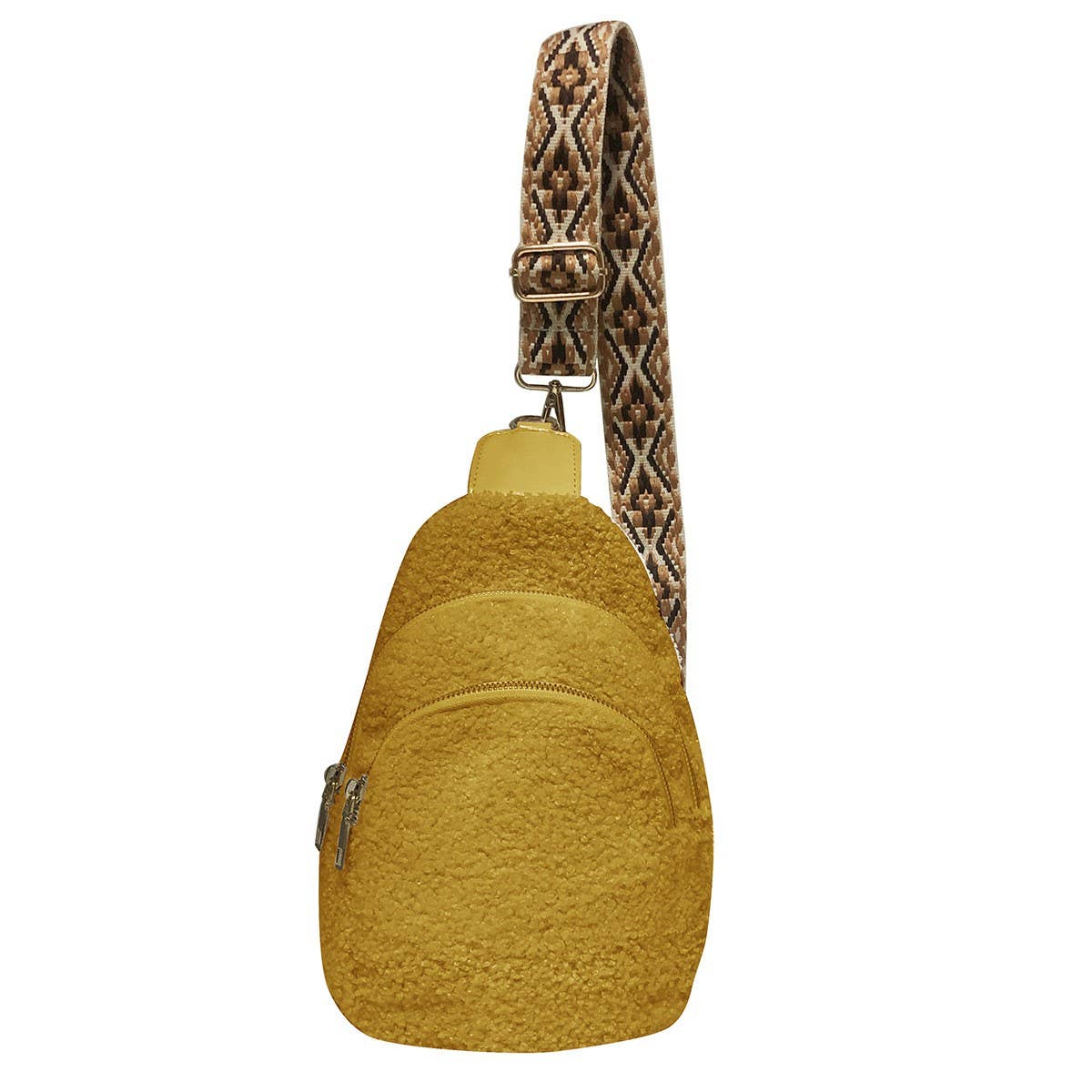 SHERPA PLUSH CROSSBODY BAG_CWAB1399