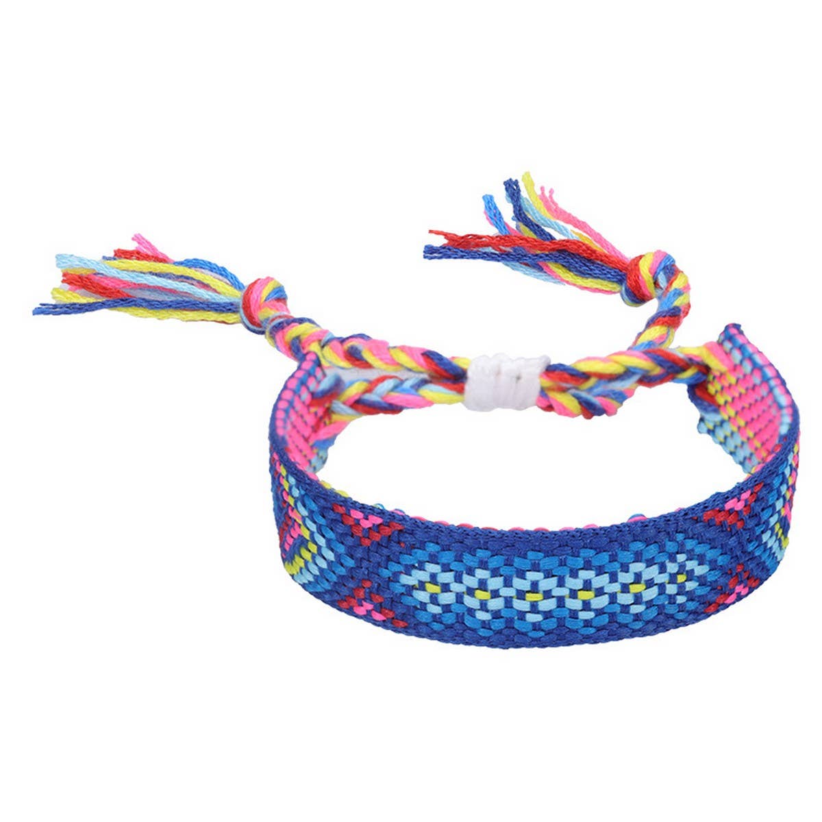 ETHNIC STYLE COLORFUL TASSEL WOVEN BRACELET