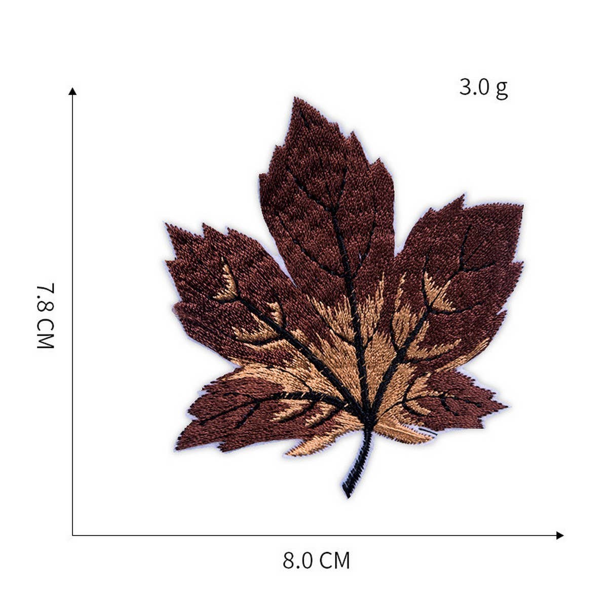 NEW MAPLE LEAF EMBROIDERY CHILDREN'S CLOTH PATCH