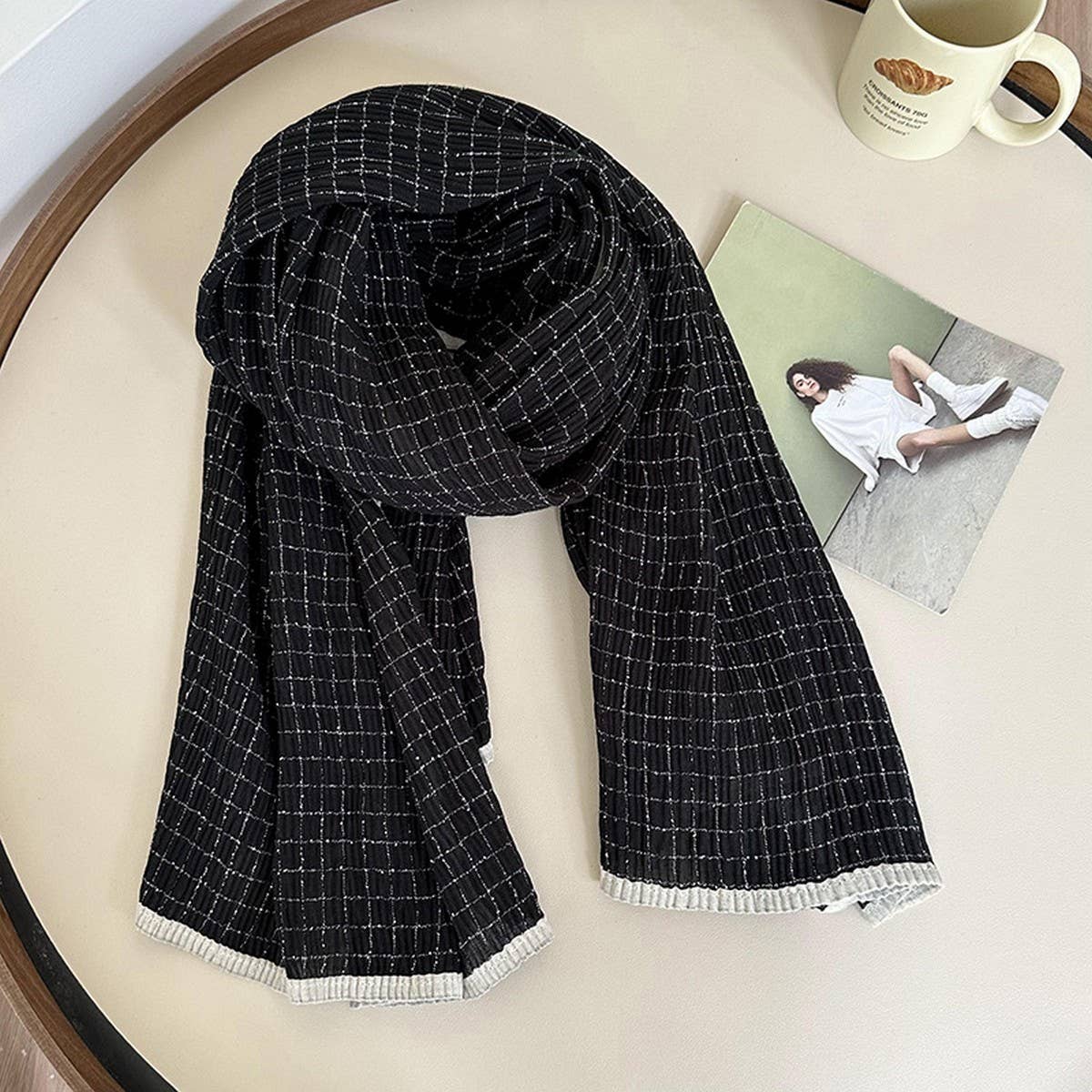 CASUAL THICK WARM PLAID SCARF_CWASC1414