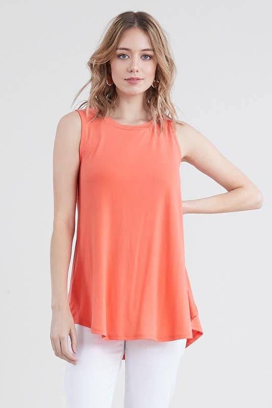 AWTTSL132_SLEEVELESS TUNIC FLOUNCE TOP