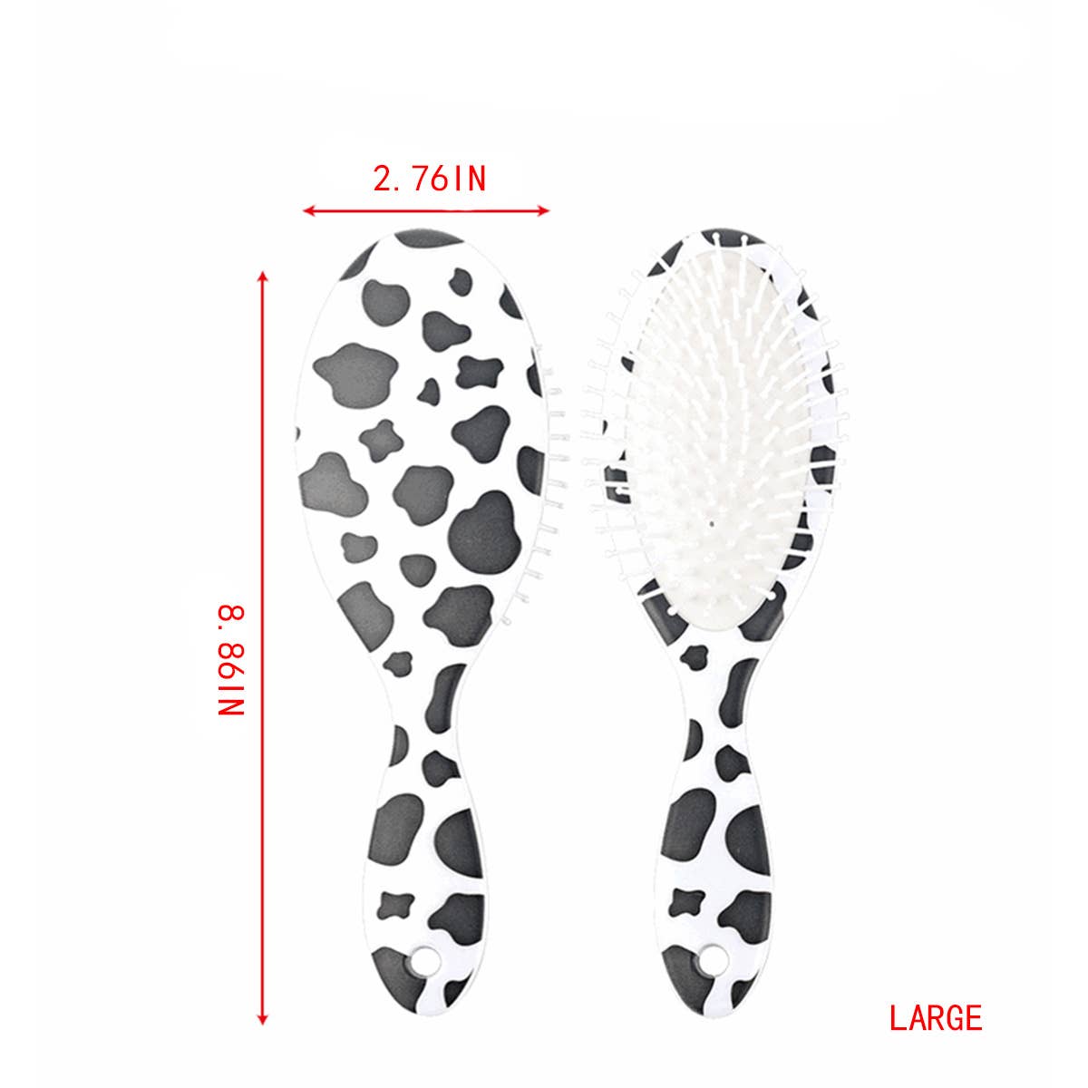 DUAL-PURPOSE CUTE CARTOON COW OVAL COMB