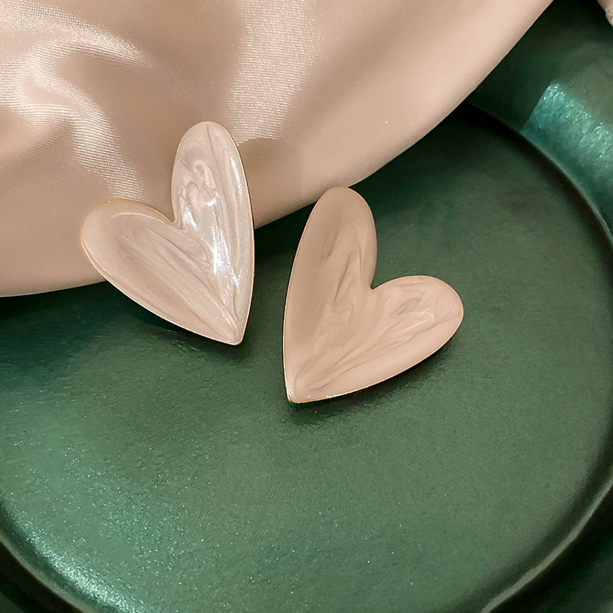 TEMPERAMENT DRIPPING OIL CANDY COLOR EARRINGS