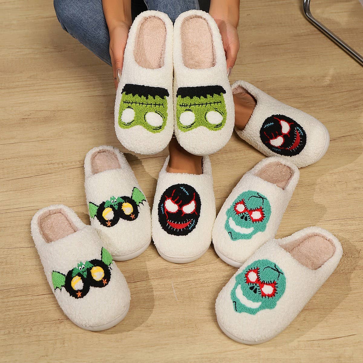 HALLOWEEN COTTON SLIPPER HOME INDOOR WARM SLIPPERS