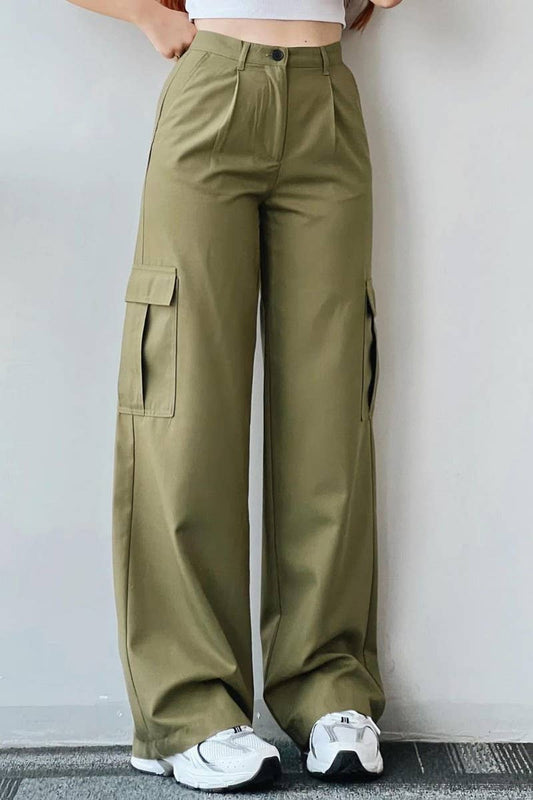 CWBLP1487_MID-RISE THREE-DIMENSIONAL POCKET OVERALLS