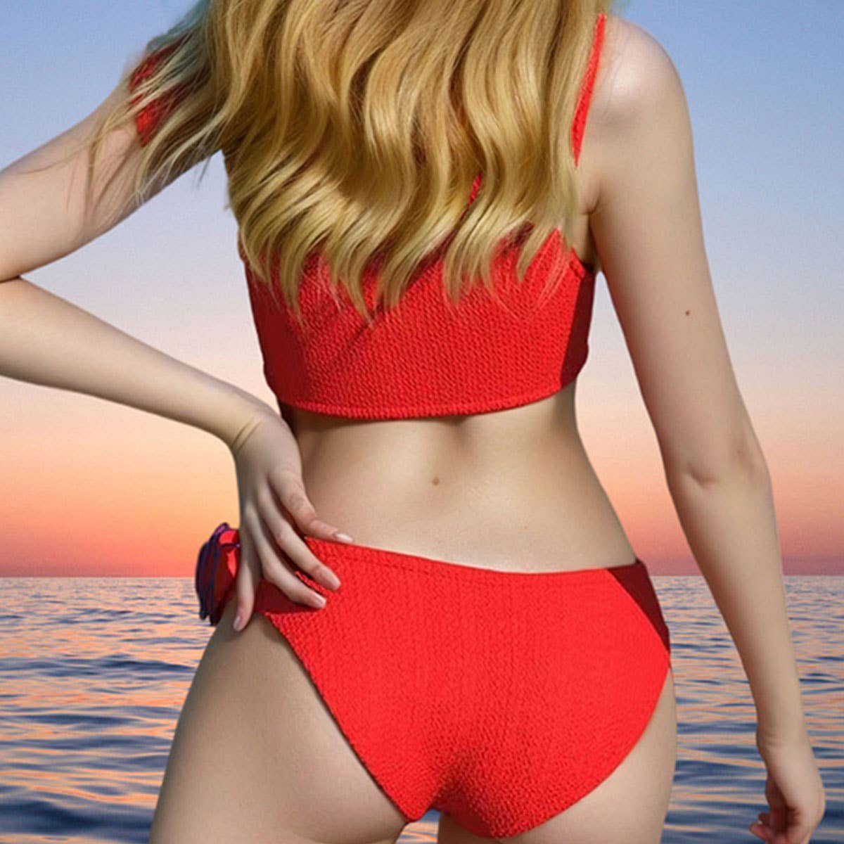 FLORAL SEXY BIKINI TWO-PIECE SWIMSUIT WOMEN