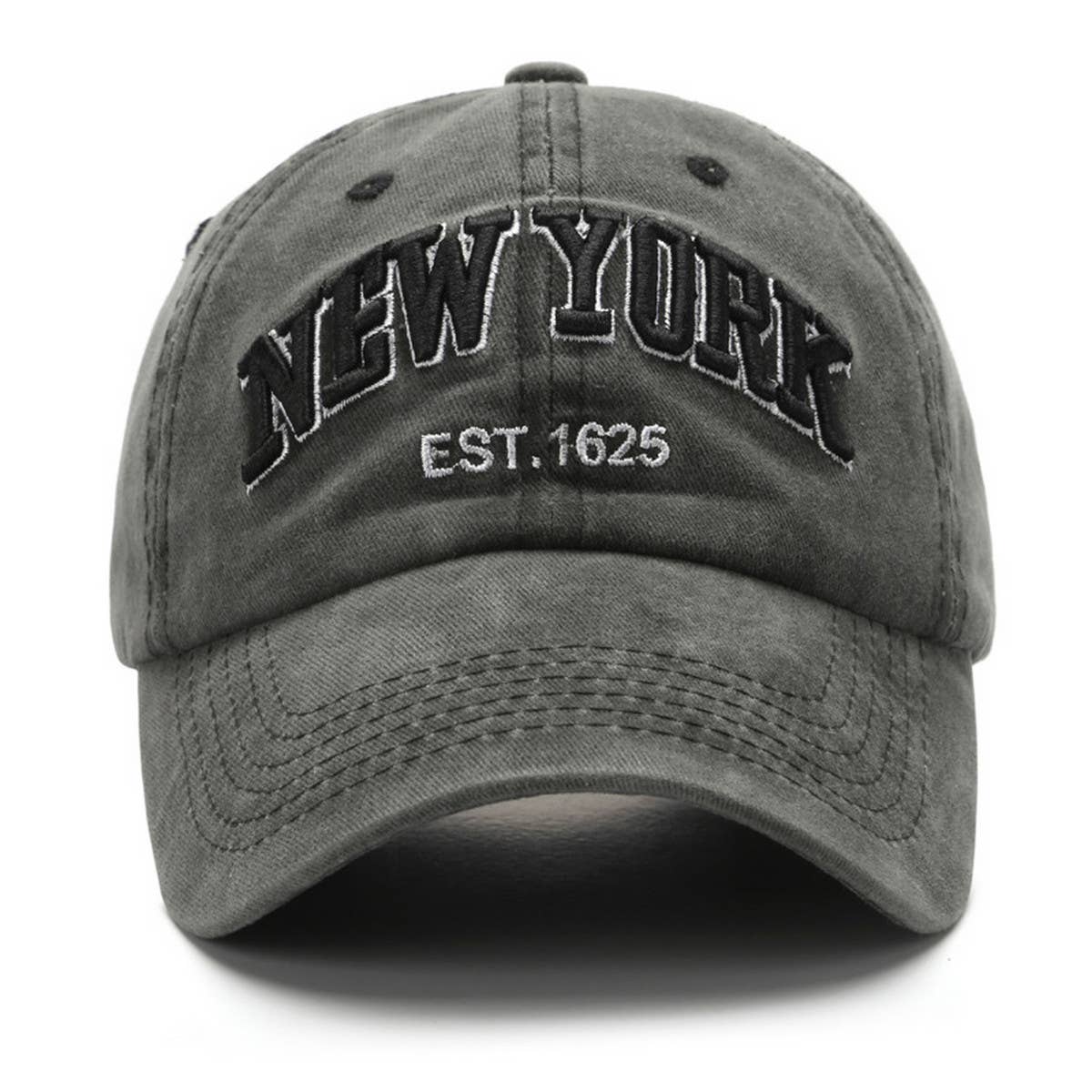 CWAH3229_NEWYORK COWBOY BASEBALL HAT WITH LETTERS