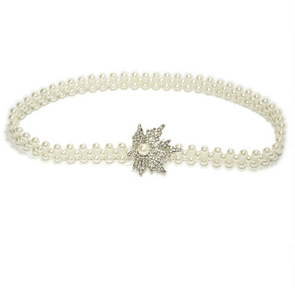 NEW WOMEN'S ELASTIC PEARL WAIST CHAIN_CWABE0514