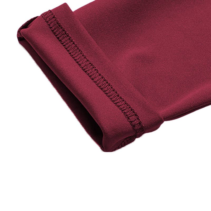 ELASTIC-WAISTED HIGH-WAISTED STRETCH HAREN PANTS