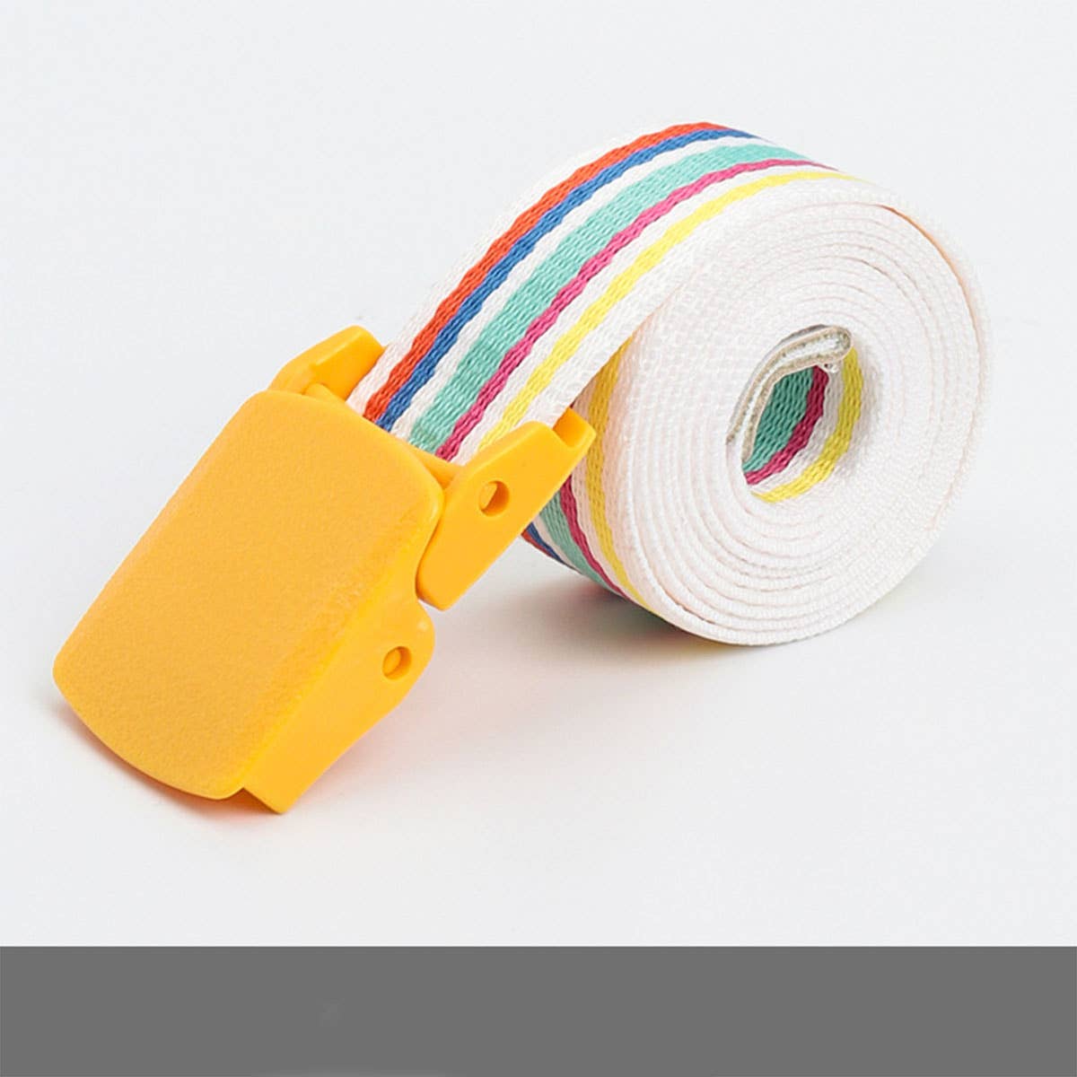 COLORFUL WOVEN SMOOTH BUCKLE CANVAS BELT_CWABE0685