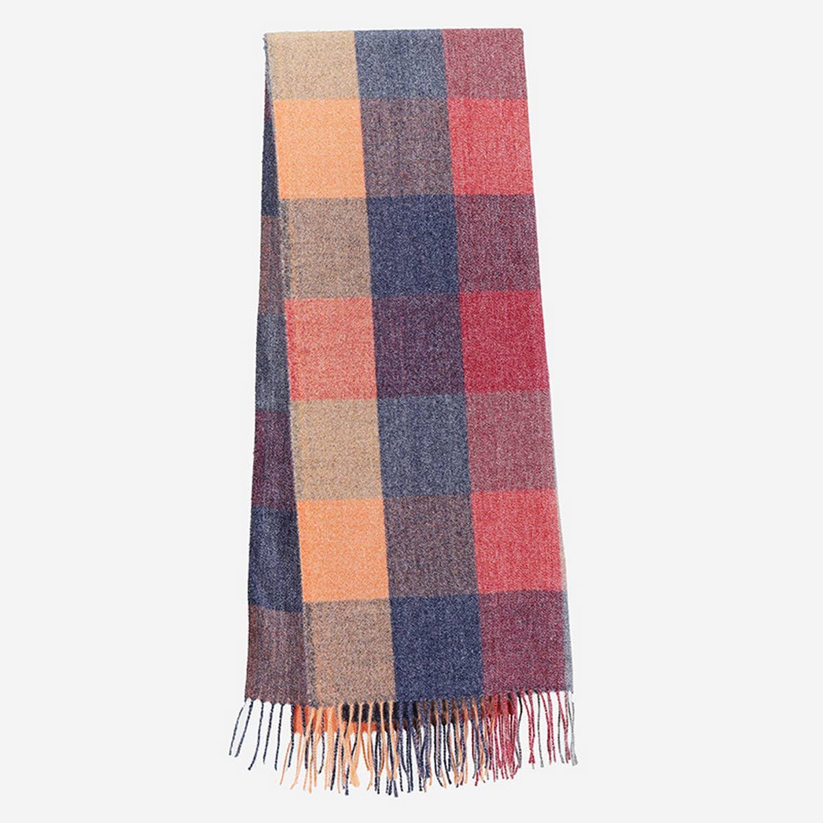 Plaid Scarf - Unisex Thick Warm Winter Shawl_CWASC1096