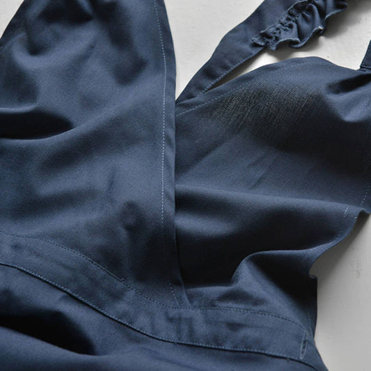 French Dress Style Linen Aprons with pockets