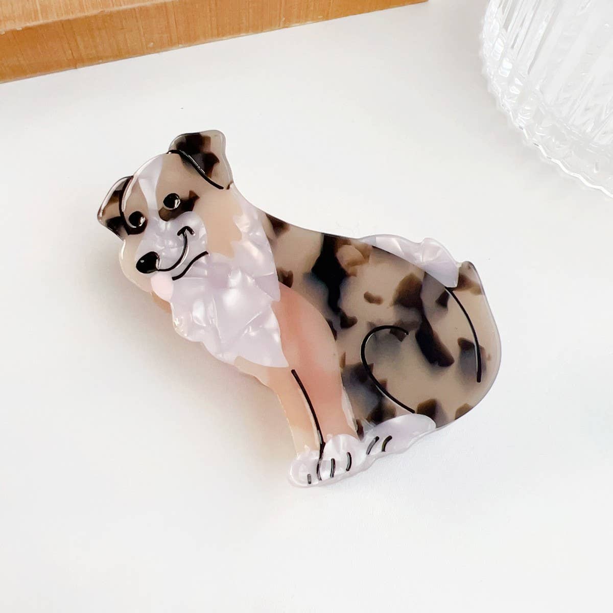DOPAMINE CUTE BEAUTIFUL CARTOON DOG HAIRPIN_CWAHA1496