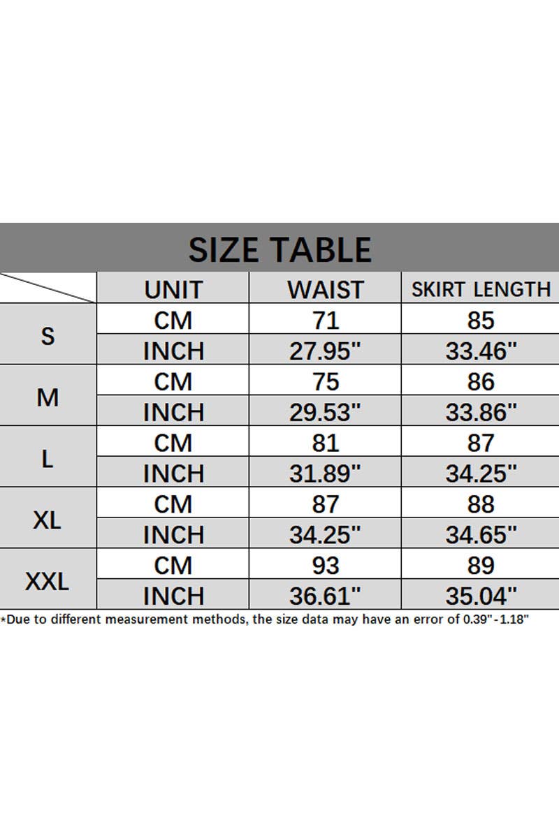 CWBLS0533_SUMMER HIGH WAIST SLIM FRONT TIE A-LINE SKIRT