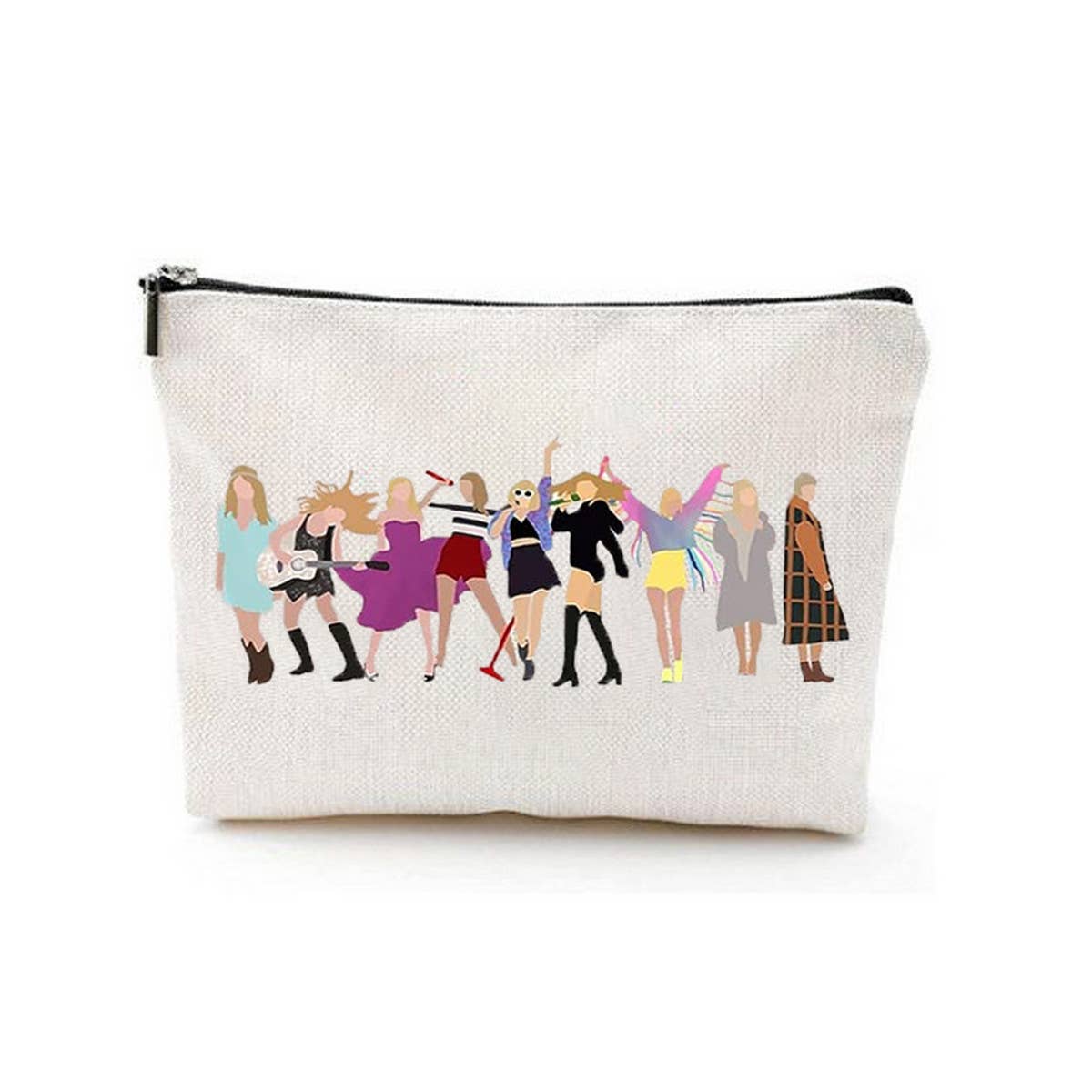 MONOGRAMMED LINEN COSMETIC BAG_CWAB1776