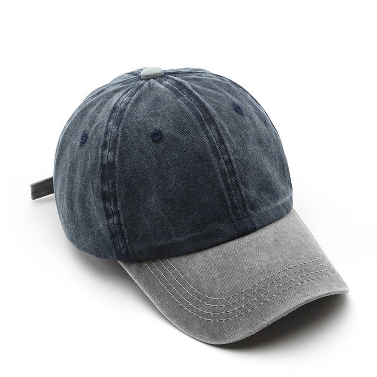 CWAH3233_TRENDY SPLICING LIGHT PLATE BASEBALL CAP