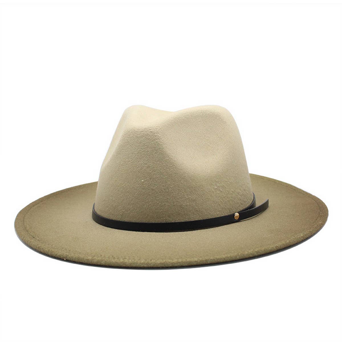 FASHION GRADIENT WIDE-BRIMMED HAT FEDORA_CWAH0808
