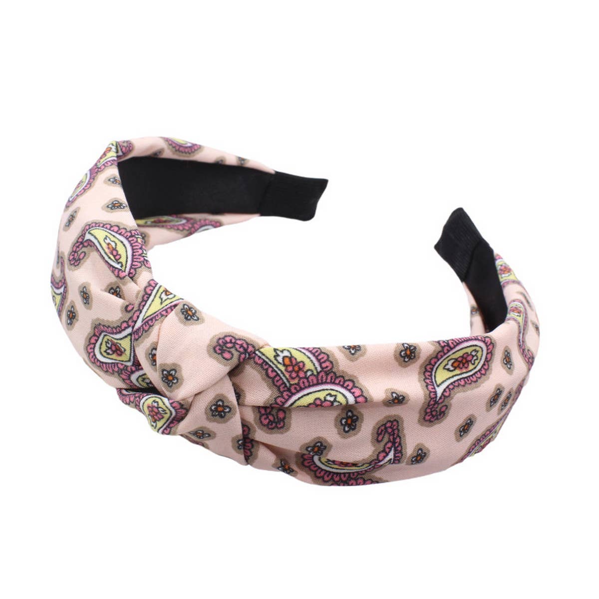 SIMPLE WIDE-BRIMMED FABRIC PRINTED HEADBAND_CWAHA1687