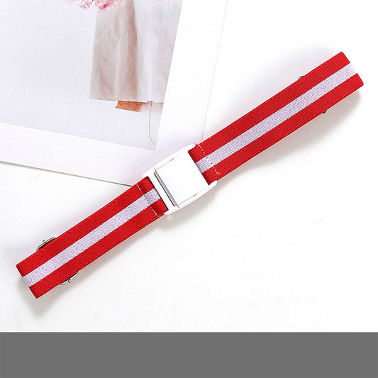 VERSATILE BRAIDED BELT BUCKLE ELASTIC BELT_CWABE0683