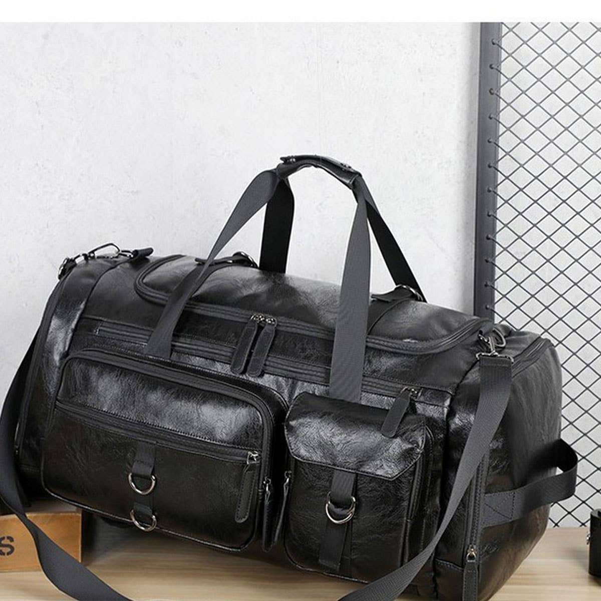 Multi-Use Men¡¯s Travel Bag, Shoe Slot & Wet Dry_CWAB5182