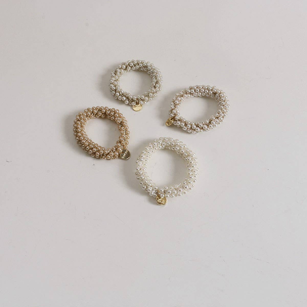 New Cute Pearl Hair Tie High-End Elastic Band