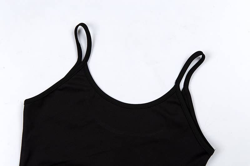 Sexy Bodycon Lift-Up Cami Romper