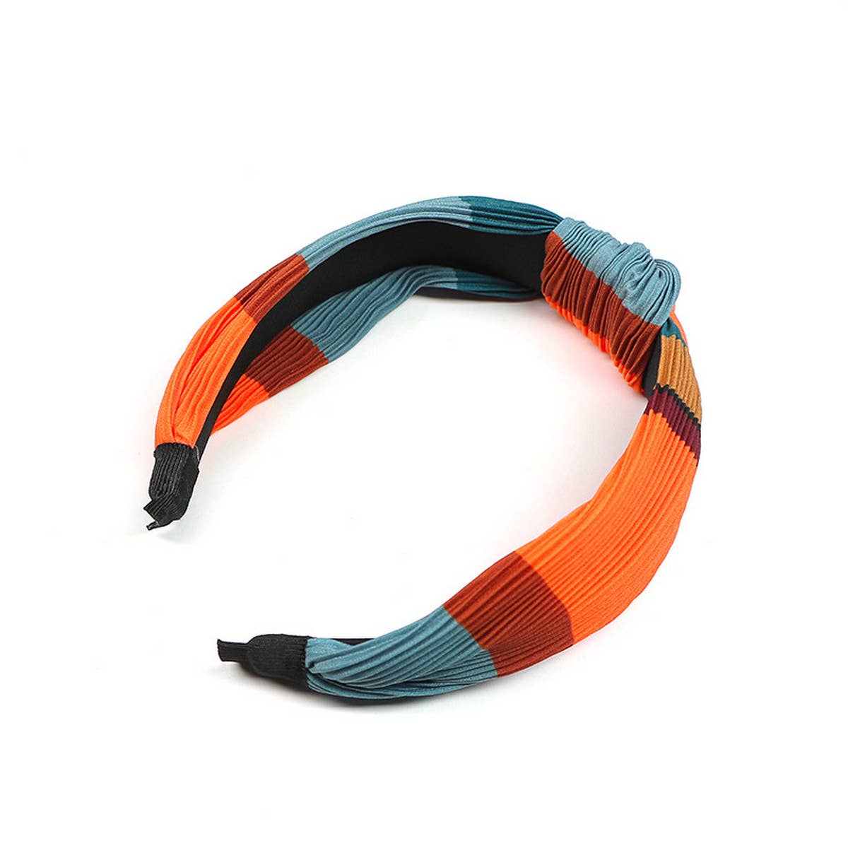 CRUMPLED WIDE EDGE KNOTTED HEADBAND_CWAHA1033