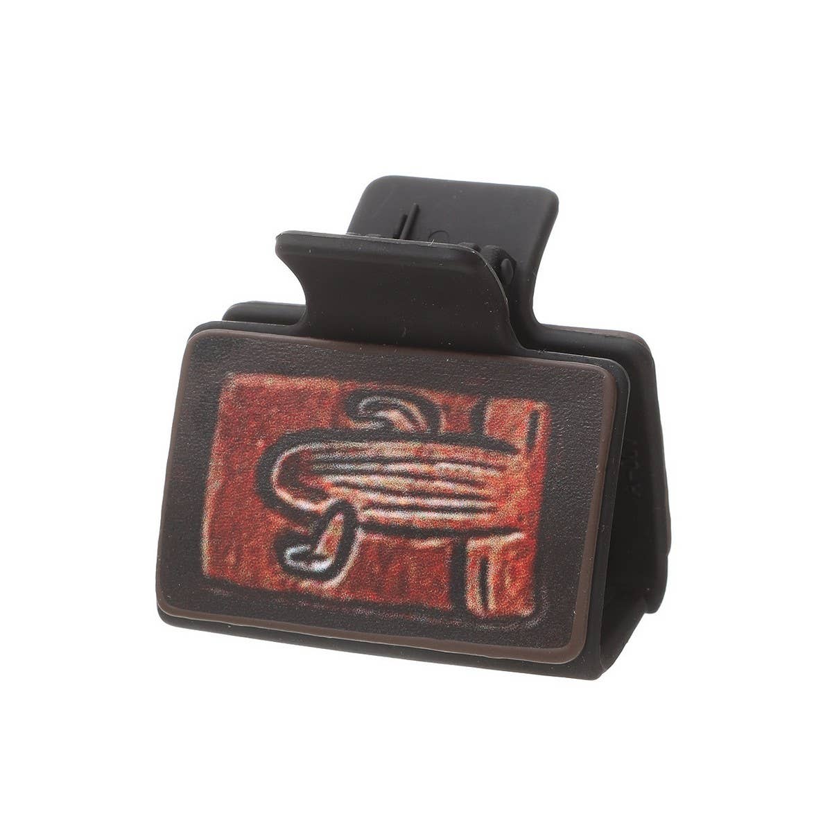 Western Sunflower Cactus Hair Claw - Leather Clip_CWAHA0601