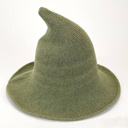 HALLOWEEN CHARACTER WOOL WIZARD HAT WITH BIG BRIM