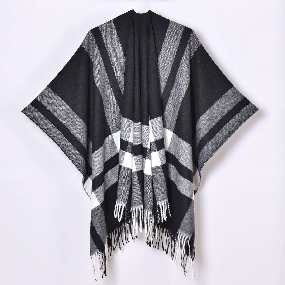 Reversible Plaid Faux Cashmere Scarf ? Winter Wrap