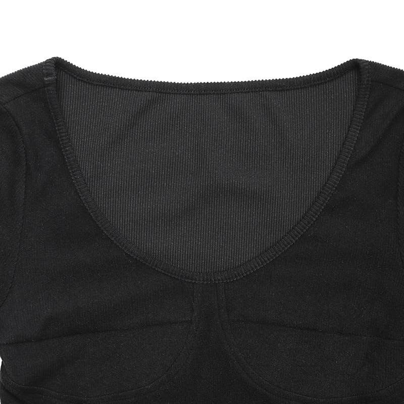 ROUND NECK SOLID COLOR LONG SLEEVE ONESIE