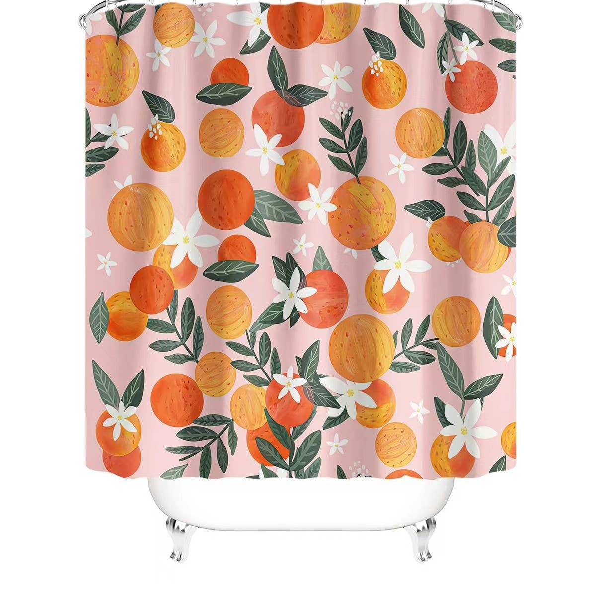 DIGITAL PRINTING FRUIT ISOLATION SHOWER CURTAIN