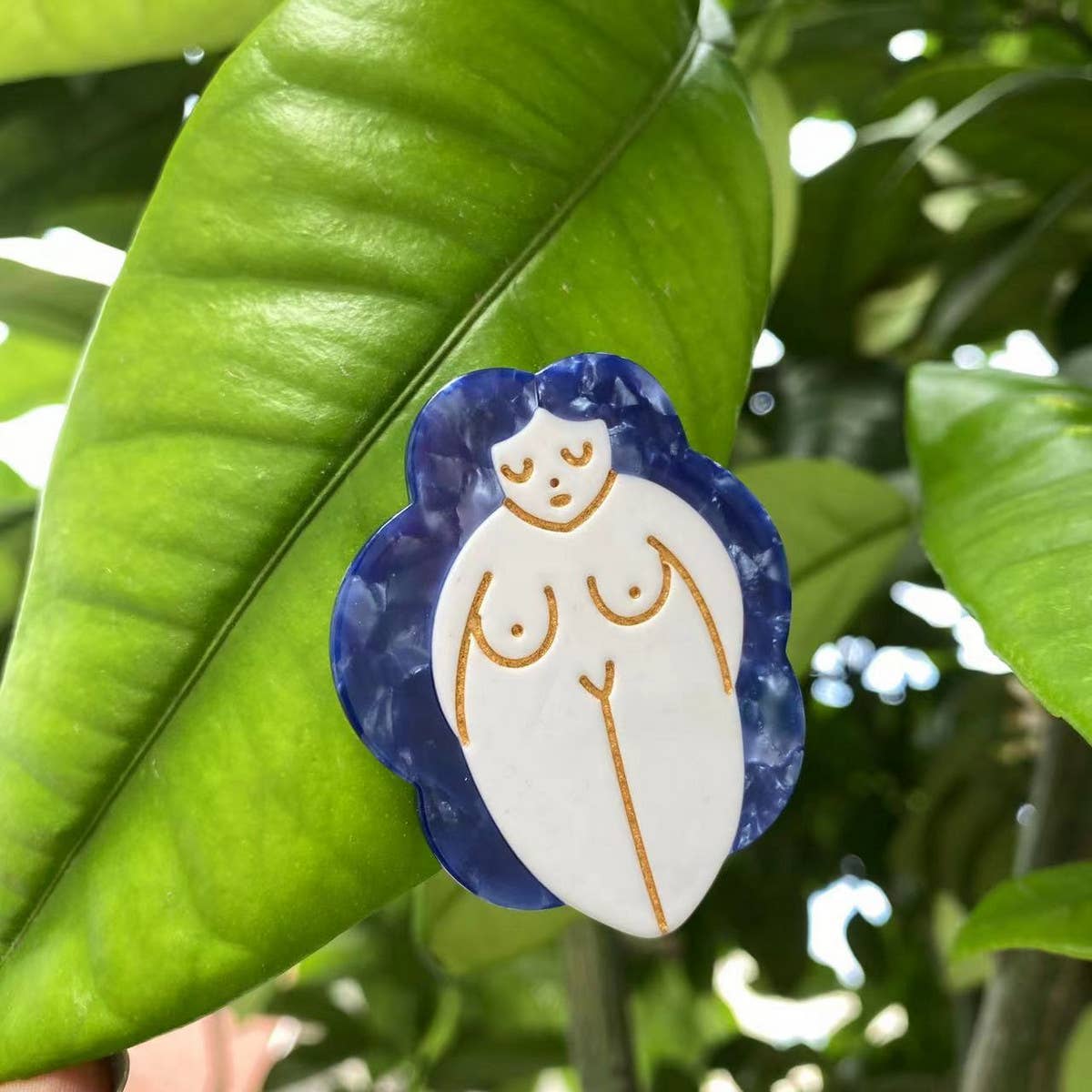 CWAHA4499_FUNNY SIDE CLIP WITH STAR MUSHROOM HAIR CLIP