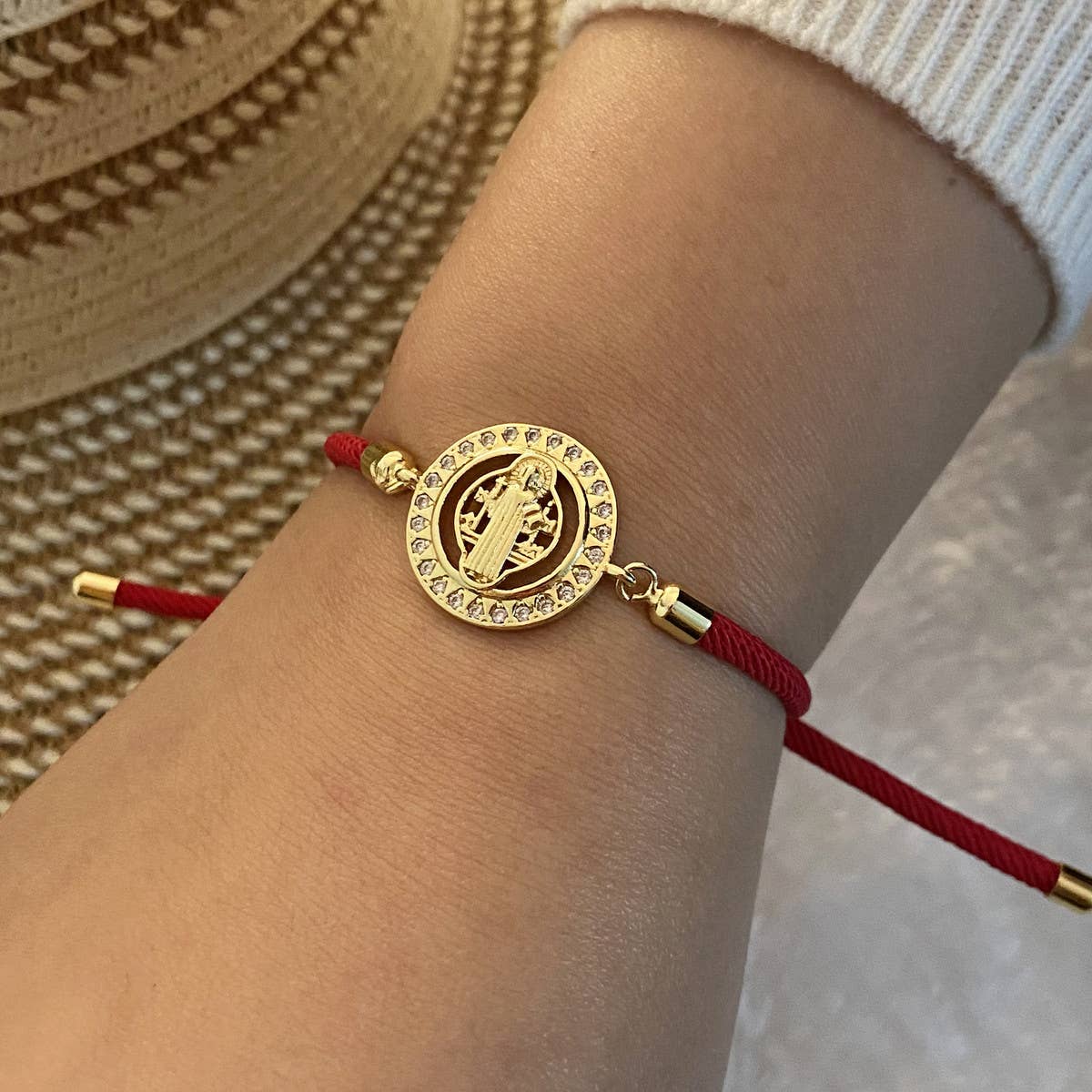 ADJUSTABLE COPPER MICRO-EMBELLISHED BRACELET_CWAHA0887