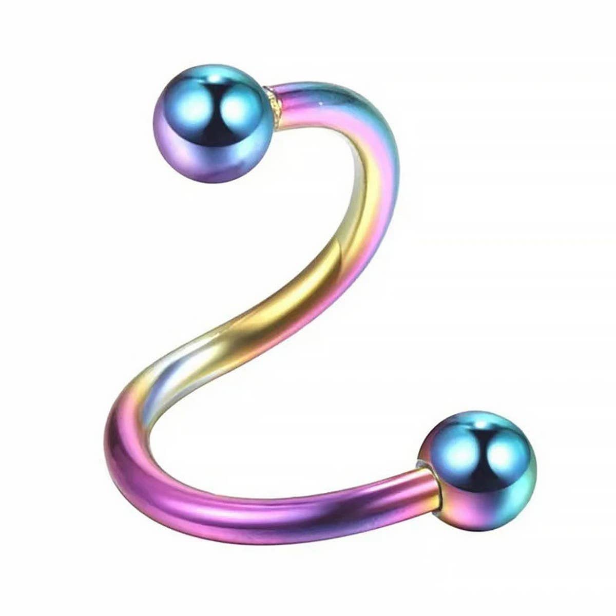 Trendy Titanium Steel Lip Ring Body Piercing